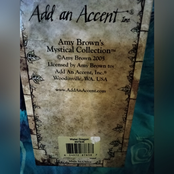 Amy Brown's Mystical Collection WATER DRAGON #87838 - Picture 3 of 5